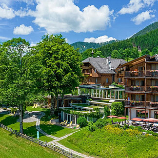 Ramsauhof summer photo exterior view of the hotel Ramsauhof summer photo exterior view of the hotel