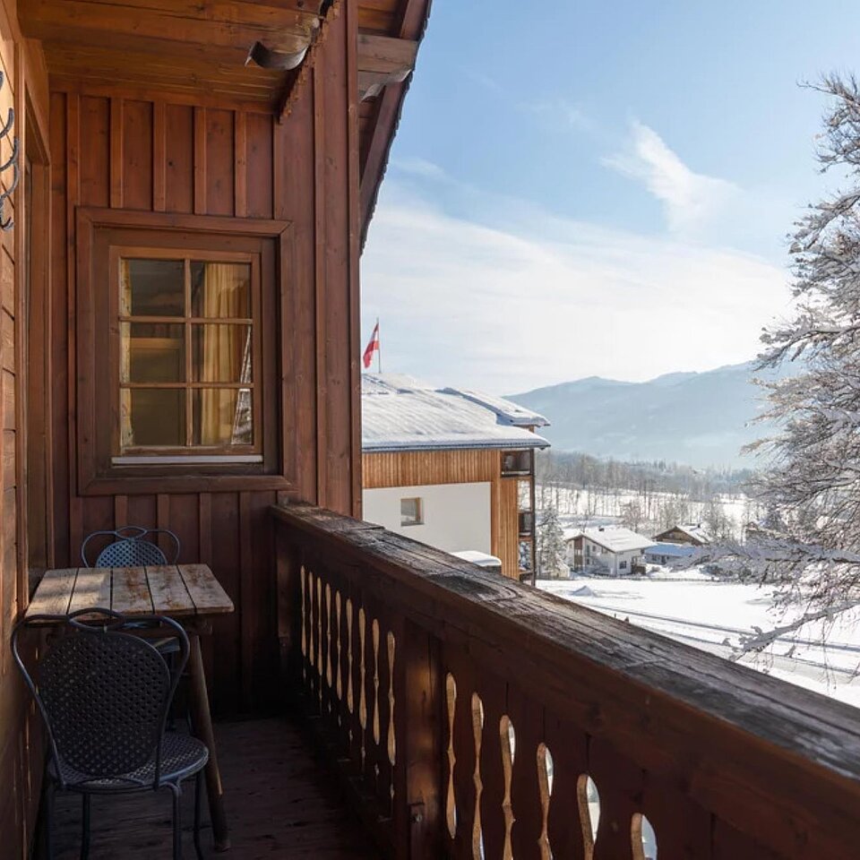 Apartment Krippenstein Ramsauhof Apartment Krippenstein balcony with boundless views © Christine Höflehner