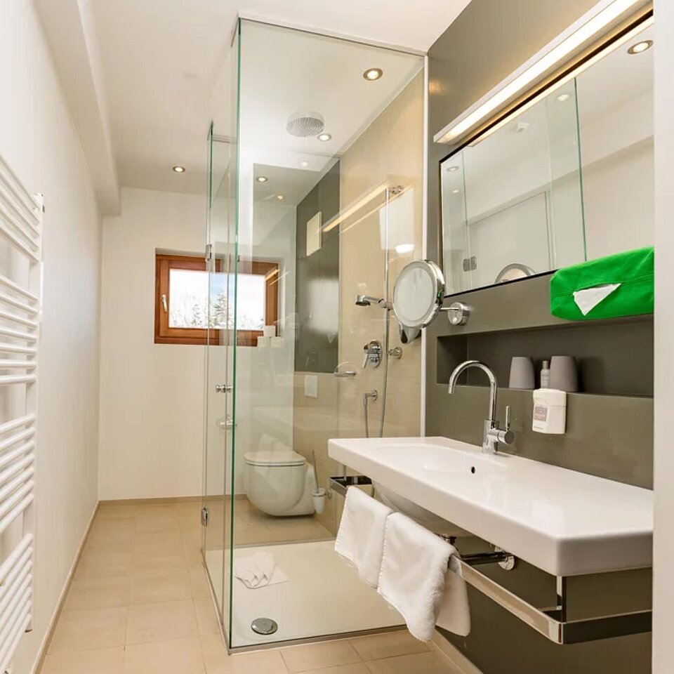 Ramsauhof double room Kulm bathroom © Christine Höflehner