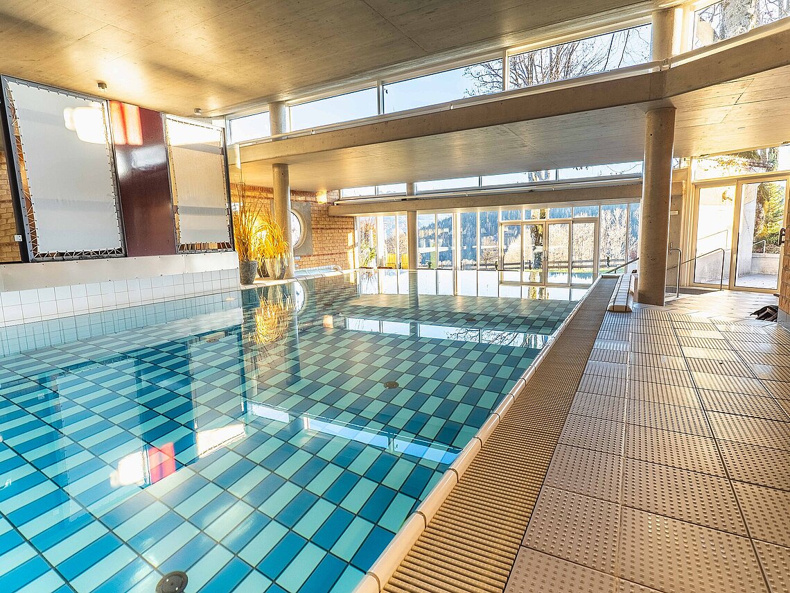 Indoor pool at the Hotel Garni Ramsauhof